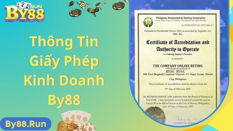 Giới thiệu về thông tin giấy phép kinh doanh cá cược